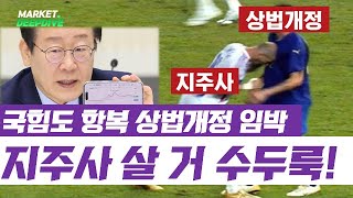 국힘도 항복 상법개정 임박, 지주사 살거 수두룩! #이슈딥다이브 #상법개정 #지주사 #한화 #SK #CJ