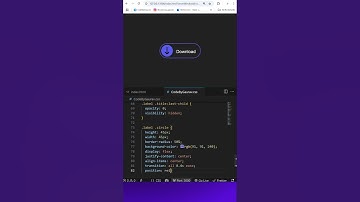 ⚡ Animated Download Button with HTML & CSS #webdevelopment #htmlcss #animation #shorts