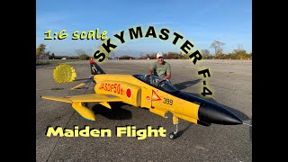 Skymaster F4 maiden flight RC Jet