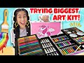 Trying biggest art kit first time  riyas amazing world