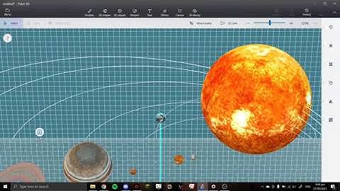 Making the Universe in Paint 3D!