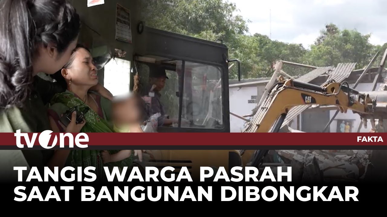 EKSKLUSIF! Detik-detik Pembongkar Bangunan di Sungai Bekasi, Warga Menangis | Fakta tvOne