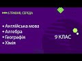 Уроки онлайн для 9 класу. Англійська мова, Алгебра, Географія, Хімія | 6 травня