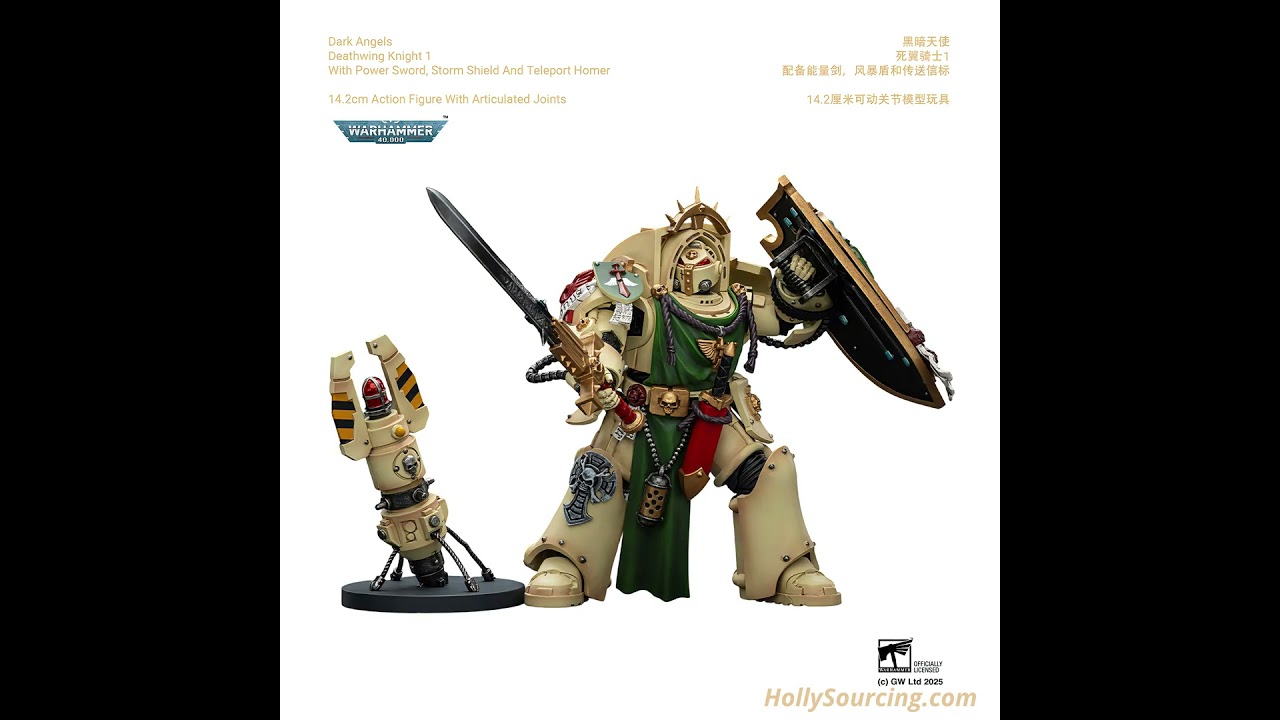 🖤 Dark Angels. ⚔️ Deathwing Knight.💫 1/18 scale perfection — for collectors who know.