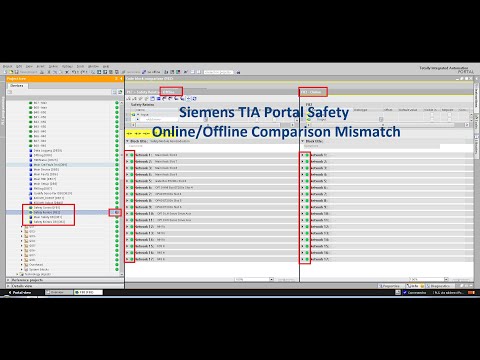 SA20. How to Prevent Mismatch Online/Offline Comparison of Safety Program in TIA Portal