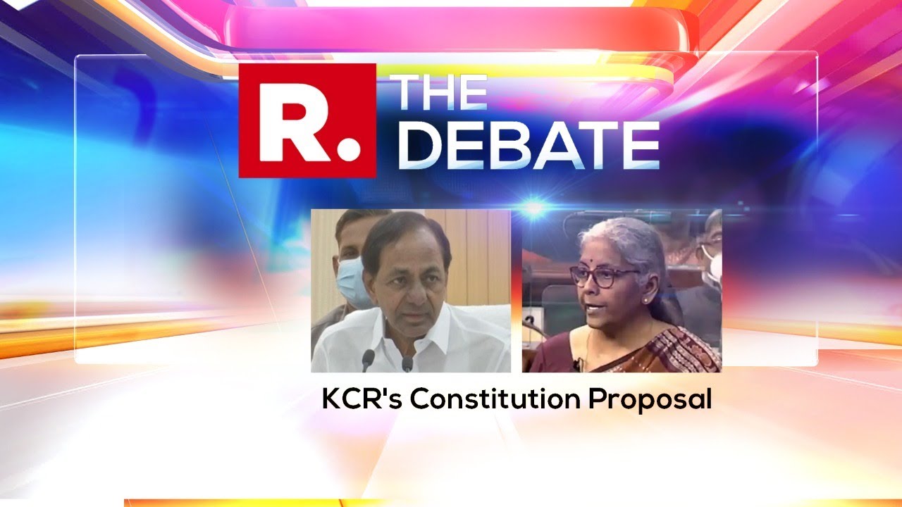 Controversy Erupts Over Telangana CM KCR's 'Must Rewrite Constitution' Proposal | The Debate