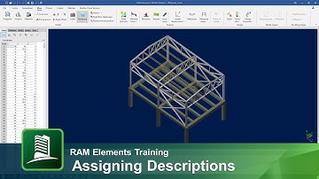 Assigning Member Descriptions in RAM Elements