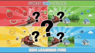 The Super Speedy Color Train Guess the Colors! Learning for Kids screenshot 1