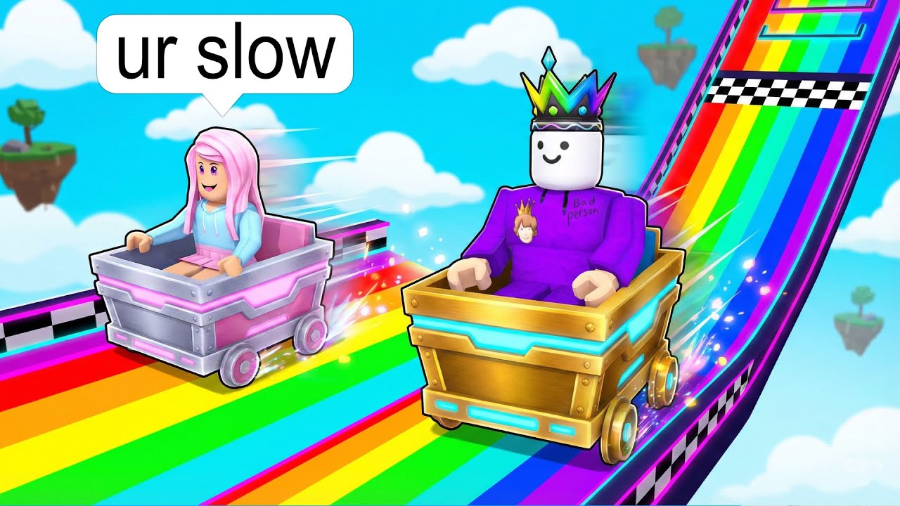 Cart Ride Game on Roblox BUT Players Built IMPOSSIBLE Tracks