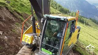 VOLVO 220 Wegbau Gebirge Schernthaner Erdbau Grossglockner