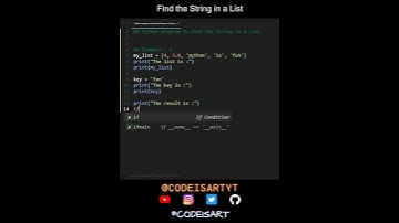 Find the String in a List in Python | Python Examples | Python Coding Tutorial | Python Interview