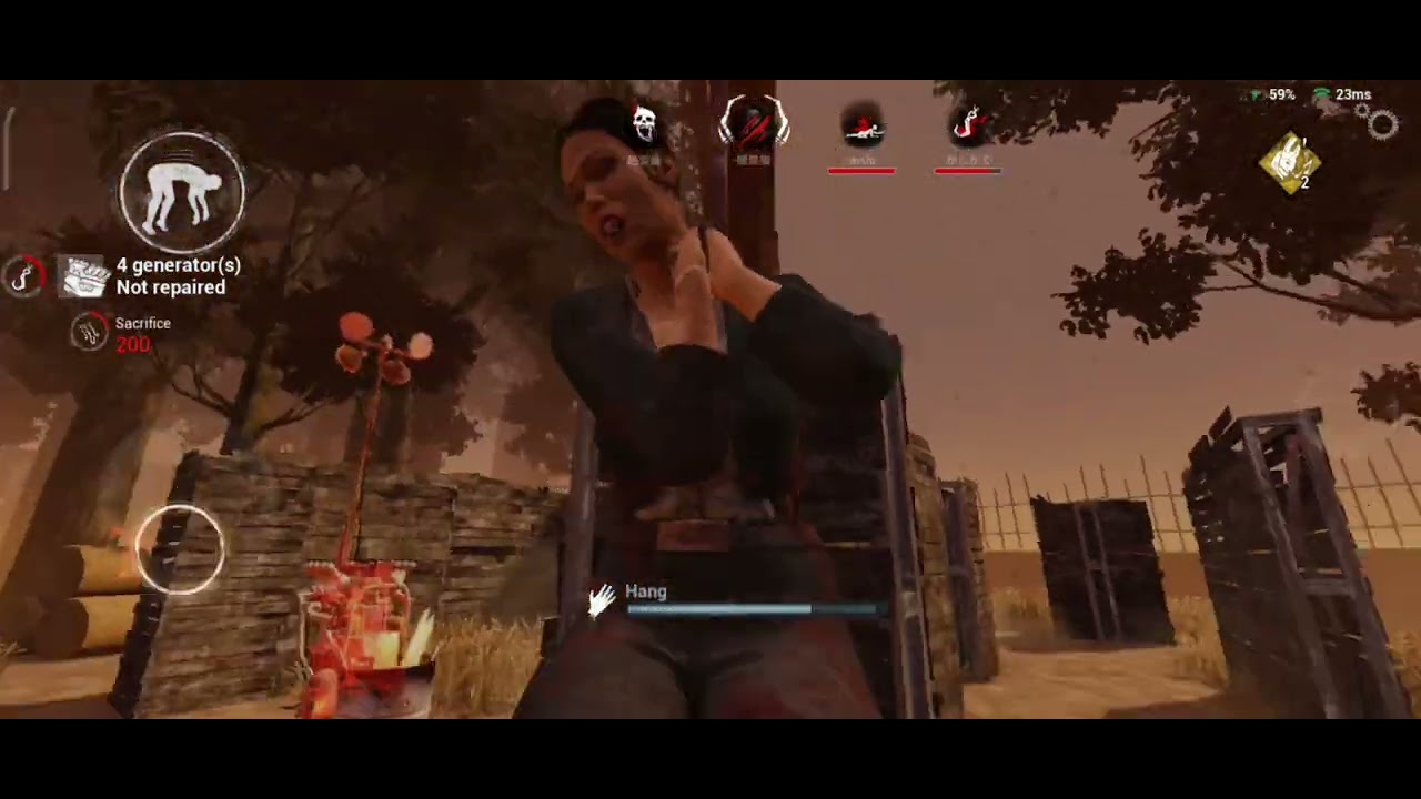 My first match as Killer(Huntress) in Dead by Daylight Mobile. #DbDMCC ...