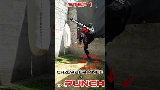 Chamber Knee + Punch Combo | Powerful Muay Thai Drill 💥 #shorts