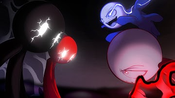 Red and Black vs KJ and JK : STICK NODES BATTLE!