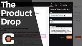 The Product Drop Ep.3 | Submittal Builder