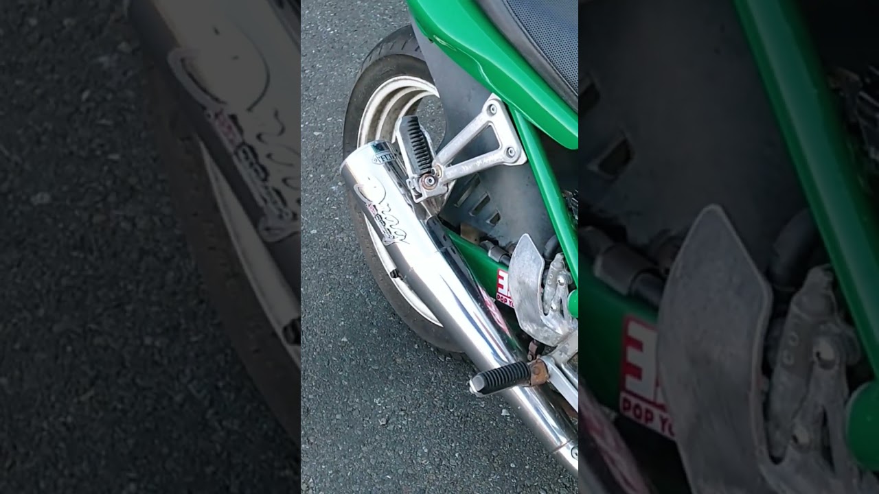 バンディット250 GJ74A ヨシムラドラッグサイクロンマフラー - YouTube