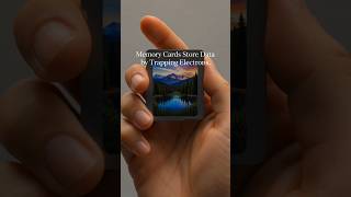 Memory cards store data by trapping electrons