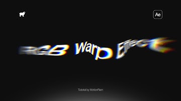 This RGB Warp Text Effect Looks INSANE - After Effects Tutorial (AirPods Pro Style)