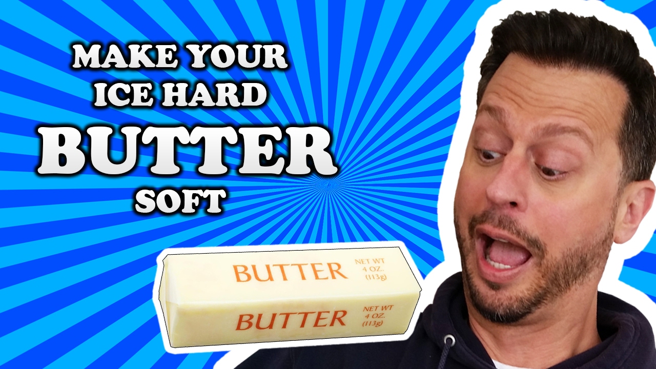 HOW TO MAKE HARD BUTTER SOFT IN SECONDS 