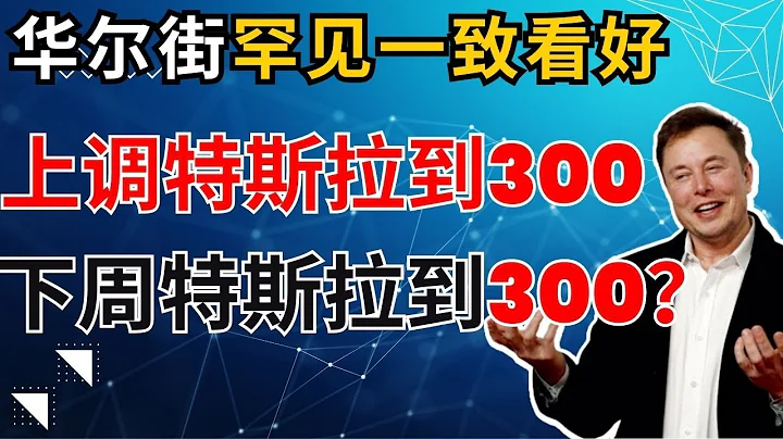 （罕见）华尔街罕见一致看好特斯拉，并上调目标价到300美元，下周特斯拉股价就能到300美元？#华尔街 #wallstreet #特斯拉 #tesla #目标价 - 天天要闻