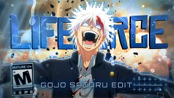 Gojo Satoru 🔥| Life Force [Edit/AMV] 4K!