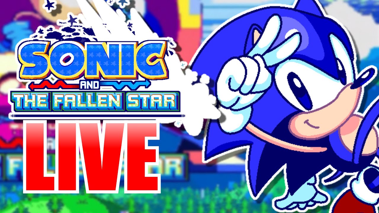 Playing Sonic and the Fallen Star LIVE!