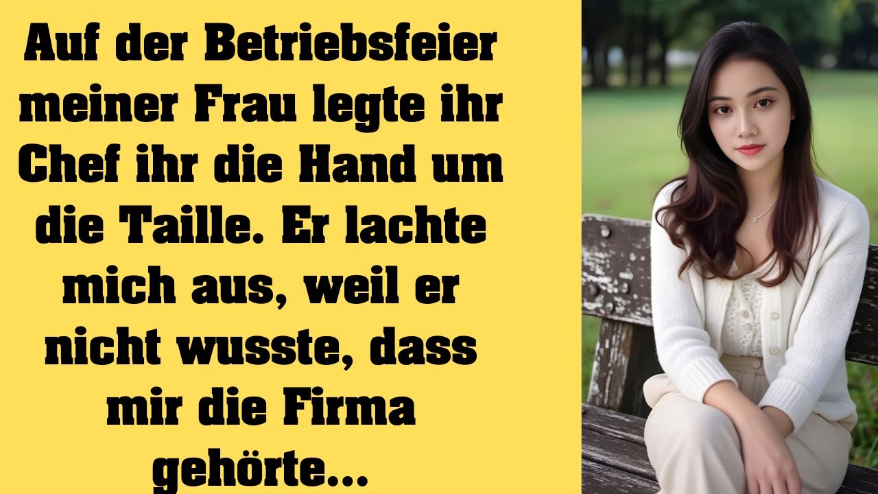 Bei der Firmenfeier legte ihr Chef die Hand an ihre Taille – er lachte über mich,