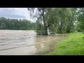 уровень воды в Катуни. 8-е Июня 2023 год