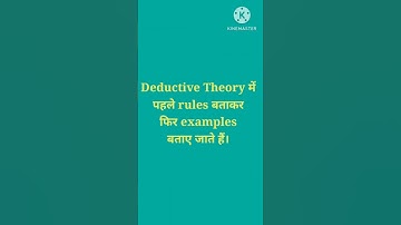 Inductive method। Deductive Method । What is the difference between Inductive,Deductive  teaching
