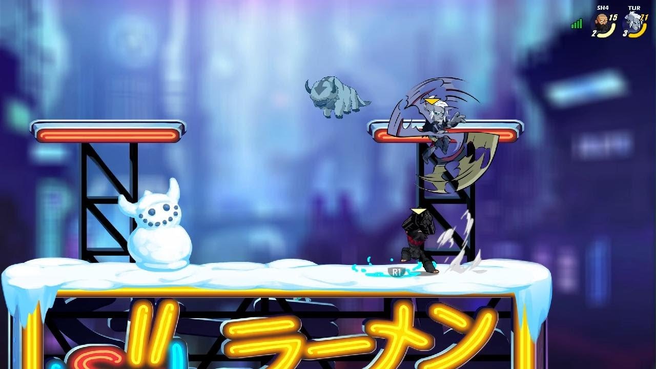 Brawlhalla 1v1 gameplay cp on 2200 to 2300