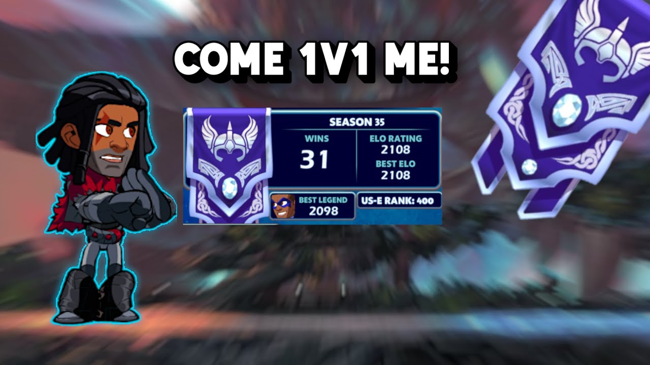 Grinding To 2200 Live! - Brawlhalla - YouTube