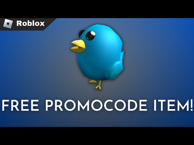 How to get The Bird Says in Roblox (Free promocode item!) 