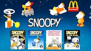 2019 Peanuts Nasa Snoopy Mcdonalds Happy Meal Toys Books Readers Full Set 8 Kid Collection Unbox Us