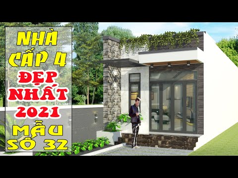 Video Nhà cấp 4 đẹp 2021: Mẫu số 32 | Diện tích 4,5x14m... - youtube