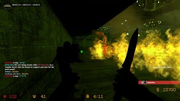 ZOMBIE ESCAPE, COUNTER-STRIKE: SOURCE, MAP: ZE_slender_escape, LEVEL 4, STAGE Madness