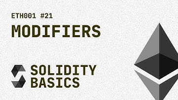 21. Solidity Basics - Modifiers
