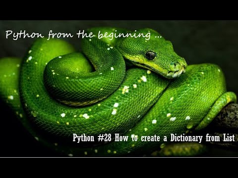 #PythonInTamil #28 | #DictionaryFromList | #CompareDictionary #PythonProgrammingInTamil