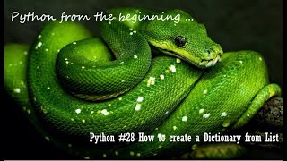 #PythonInTamil #28 | #DictionaryFromList | #CompareDictionary #PythonProgrammingInTamil