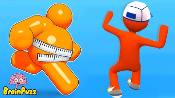 Tall Man Run VS Giant Rush All Level Gameplay NEW UPDATE | iOS Android Runner Games Video