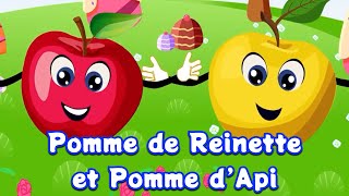 Pomme de Reinette et Pomme d&#39;Api - Comptine pour enfant et bébé avec paroles