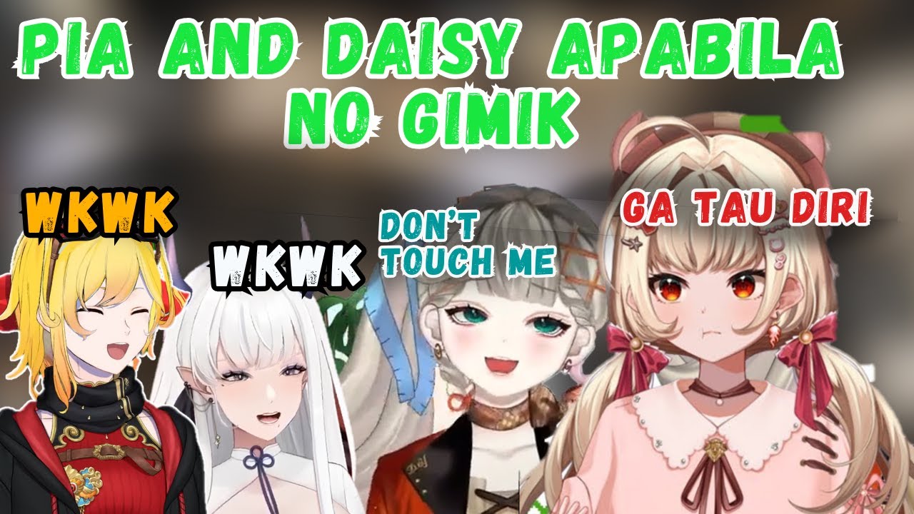 KAELA-SHANNON Ngakak Skill Gaming PIA-DAISY Apabila Tanpa  Gimik Perkelahian【Vtuber ID| Clip】