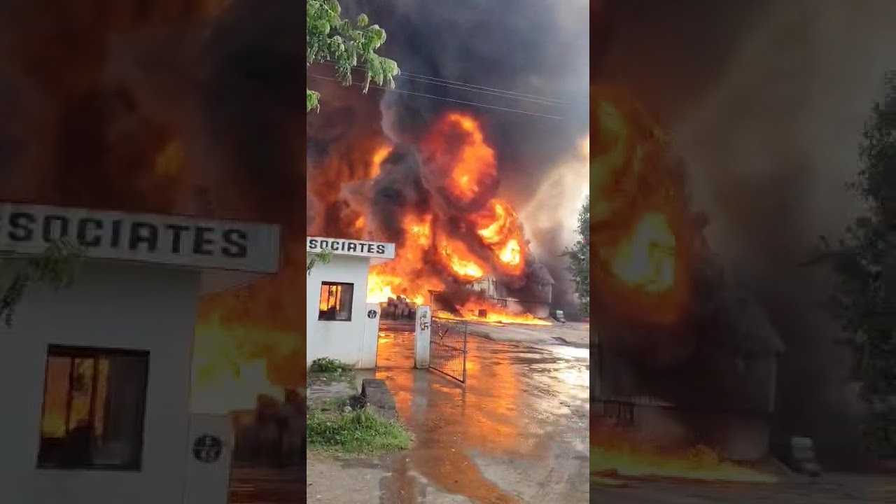 Danger Fire Accident 😱 Solapur MIDC Chemical Factory Blast | Fire Safety Awareness | 