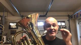 2h. Double Octave Major Scales and Arpeggios for Baritone/ Euphonium - slow. Baritone Euphonium Two Note Warm Up 2
