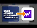 How To Disable Automatic Restrictions On Yahoo Mail 2026 (FULL TUTORIAL)