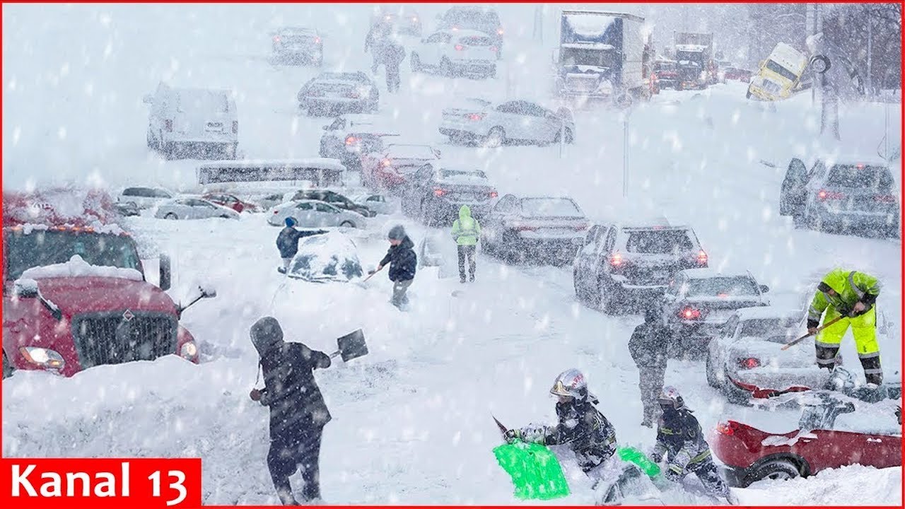 Rusiyada qar DƏHŞƏT YAŞADIR: Fövqəladə vəziyyət elan edildi, qar 3 metrə çatıb, ÖLƏNLƏR VAR