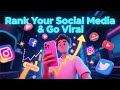 Rank Your Social Media and Go Viral | Be Social Media Master