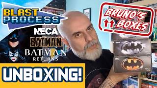 NECA - Batman (1989)/Batman Returns - 8 inch Clothed Action Figures unboxing! | Bruno's Boxes