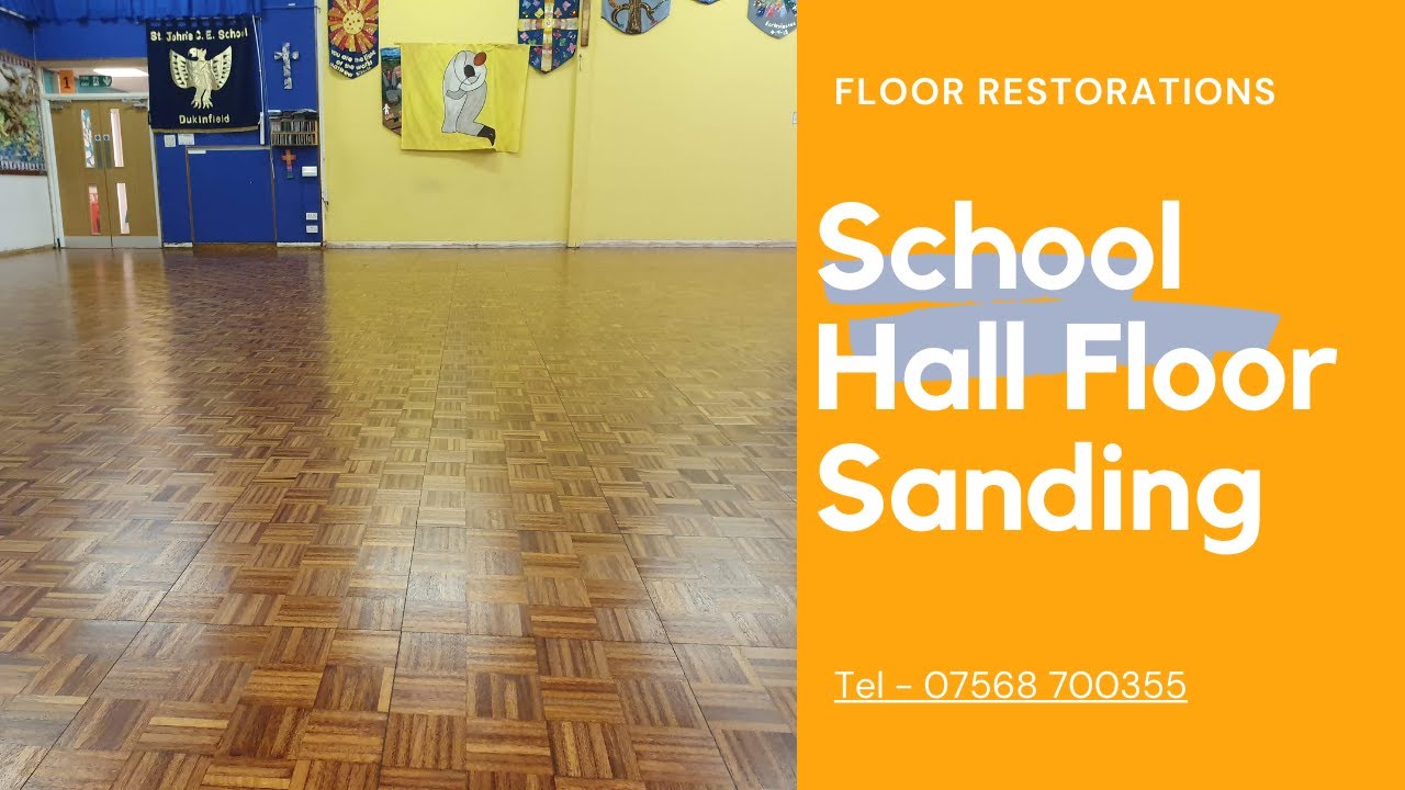 Amazing School Hall Floor Sanding and Restoration 