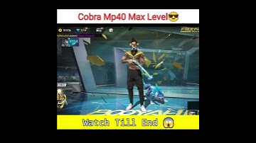 Evo Mp40 Max Level In Low Diamond 😍| how to max Evo mp40 | max level cobra mp40|Garena Free Fire Max