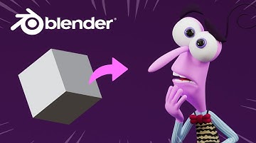 Creating Fear from Inside Out in Blender | Full Character Timelapse